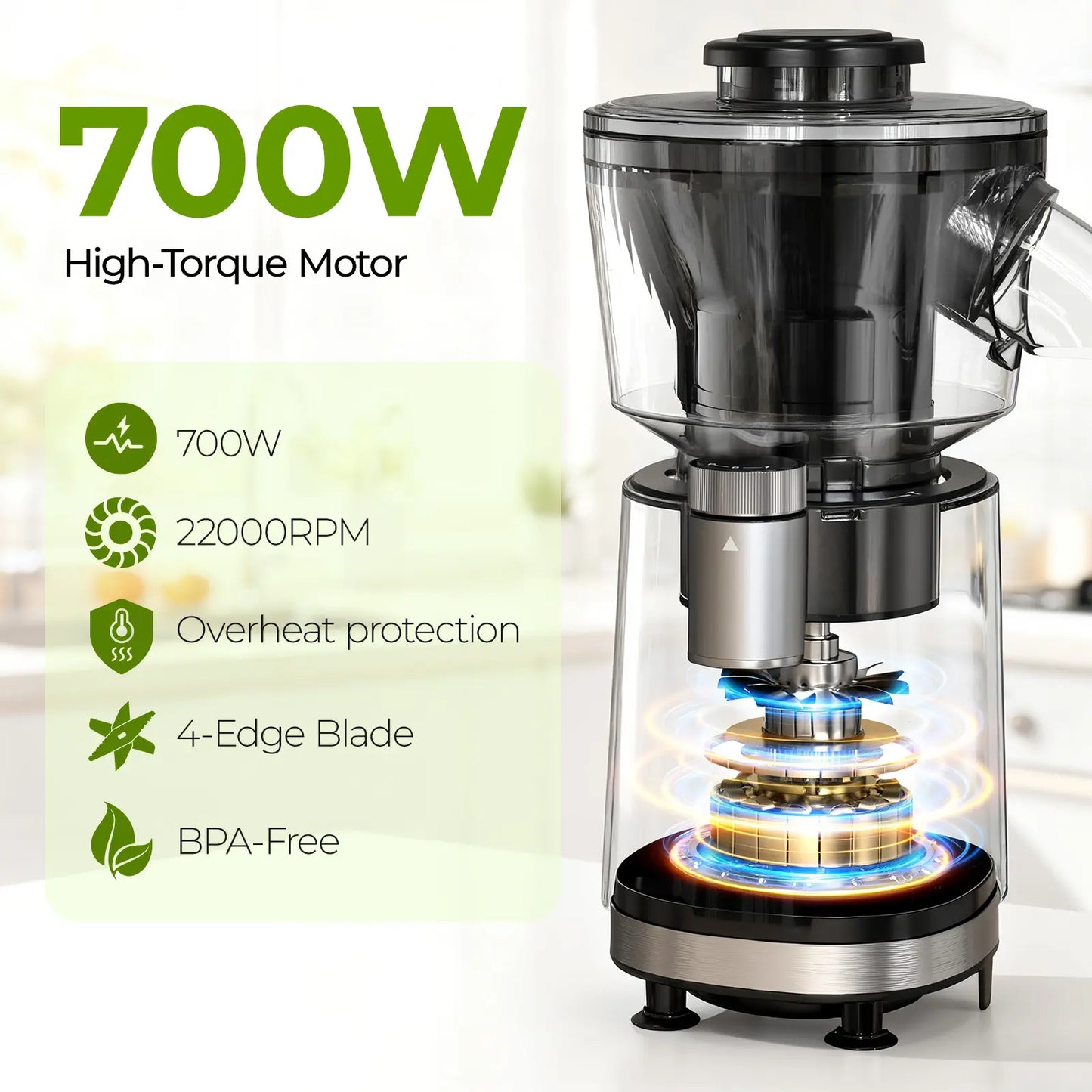 2 in 1 Snow Cone Machine with Smoothie Blender, 700W Shaved Ice Maker for Home Frozen Drinks
