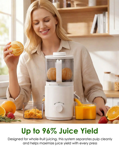 3 in 1 Masticating Juicer for Juice Sorbet & Nut Milk