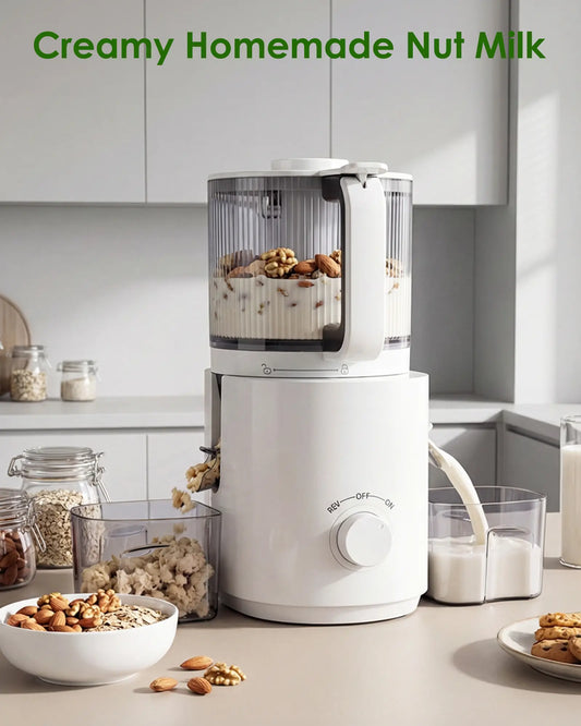 3 in 1 Masticating Juicer for Juice Sorbet & Nut Milk