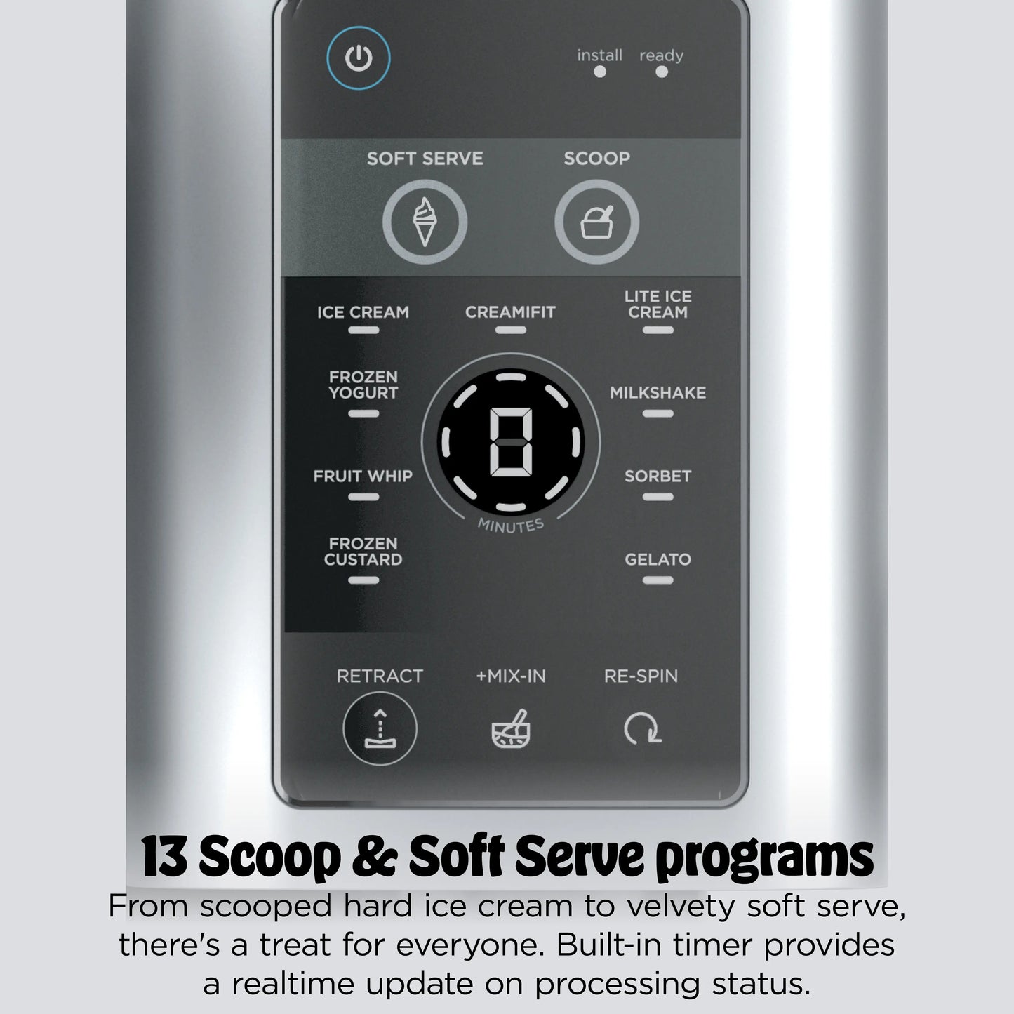 Soft Serve Ice Cream Maker with Scoop, Swirl & Frozen Treats