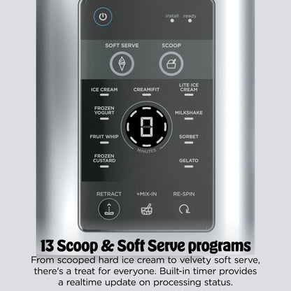 Soft Serve Ice Cream Maker with Scoop, Swirl & Frozen Treats
